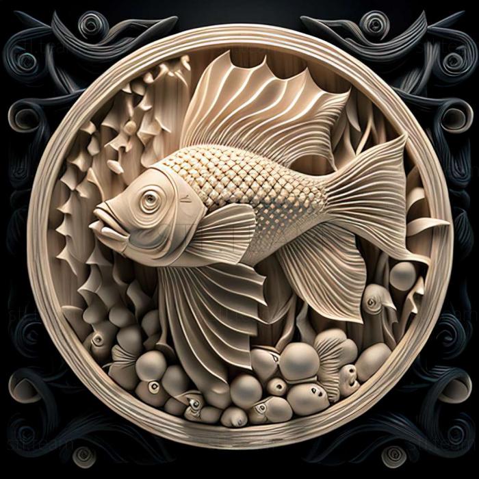 3D модель Жемчужная рыба (STL)